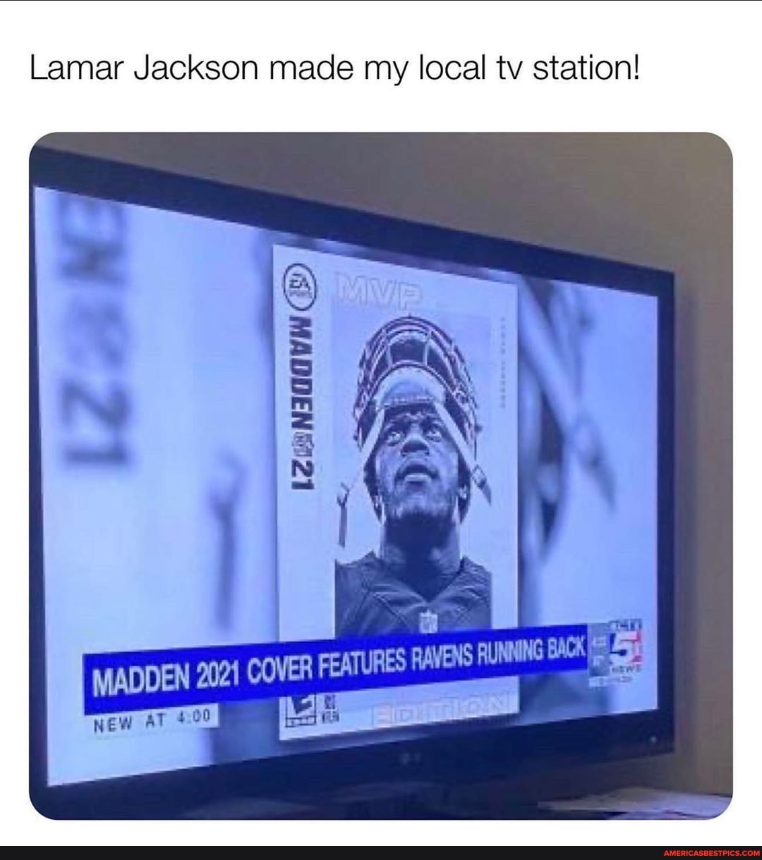 Lamar Jackson made my local tv station!
VER FEATURES RAVENS RUNNING BACK
MADDEN 2021 CO