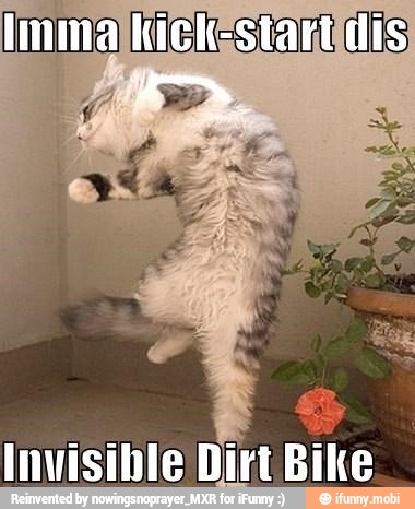 Invisible Dirt Bike