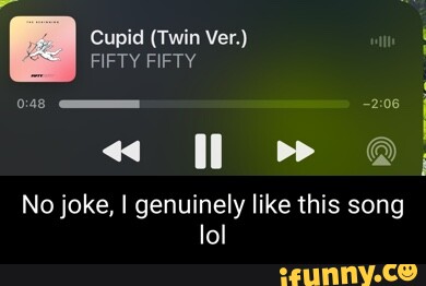 FIFTY FIFTY - Cupid [iPhone Music Player]