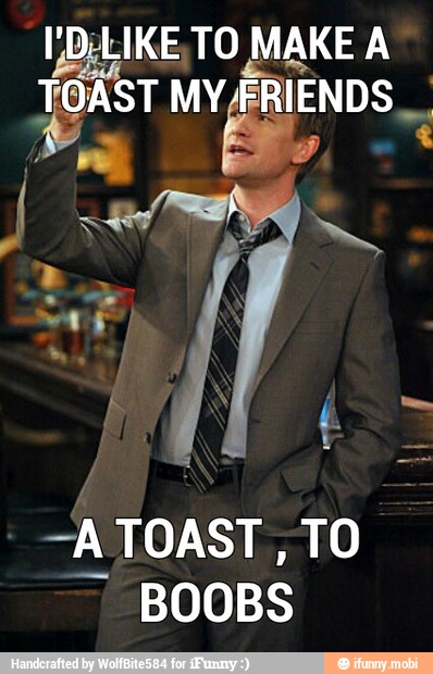 'D¿LIKE.TO MAKE A
TOAST bn
@iienos e
-A TOAST
TO
BOOBS