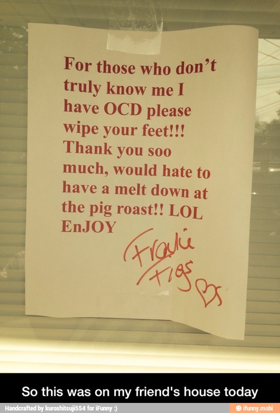 For those who don't
truly know me I
have OCD please
Wipe your feet!!!
Thank you soo
much, would hate to
have a melt down at
the pig roast!! LOL
EnJOY
So this was on my friend's house today - So this was on my friend's house today