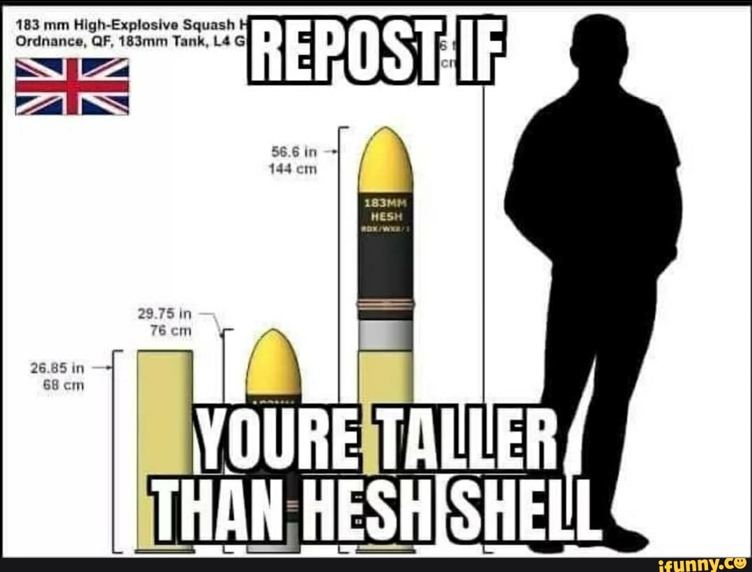 183 mm HighExplosive Squash Ordnance, QF, 183mm Tank, 56.6 in Ss] LH