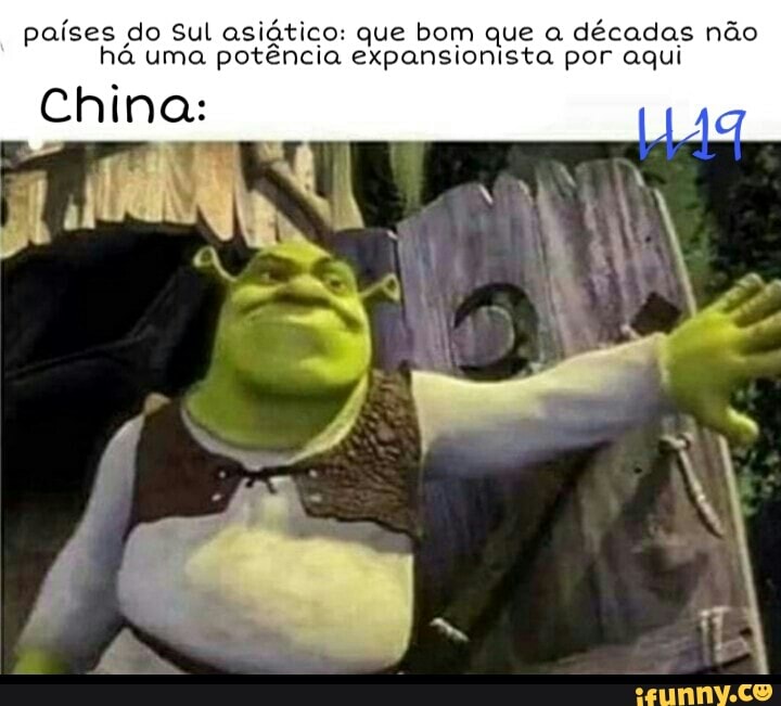 países do Sul asiático: que bom que a
décadas não
há uma potência expansionista por aqui
China: