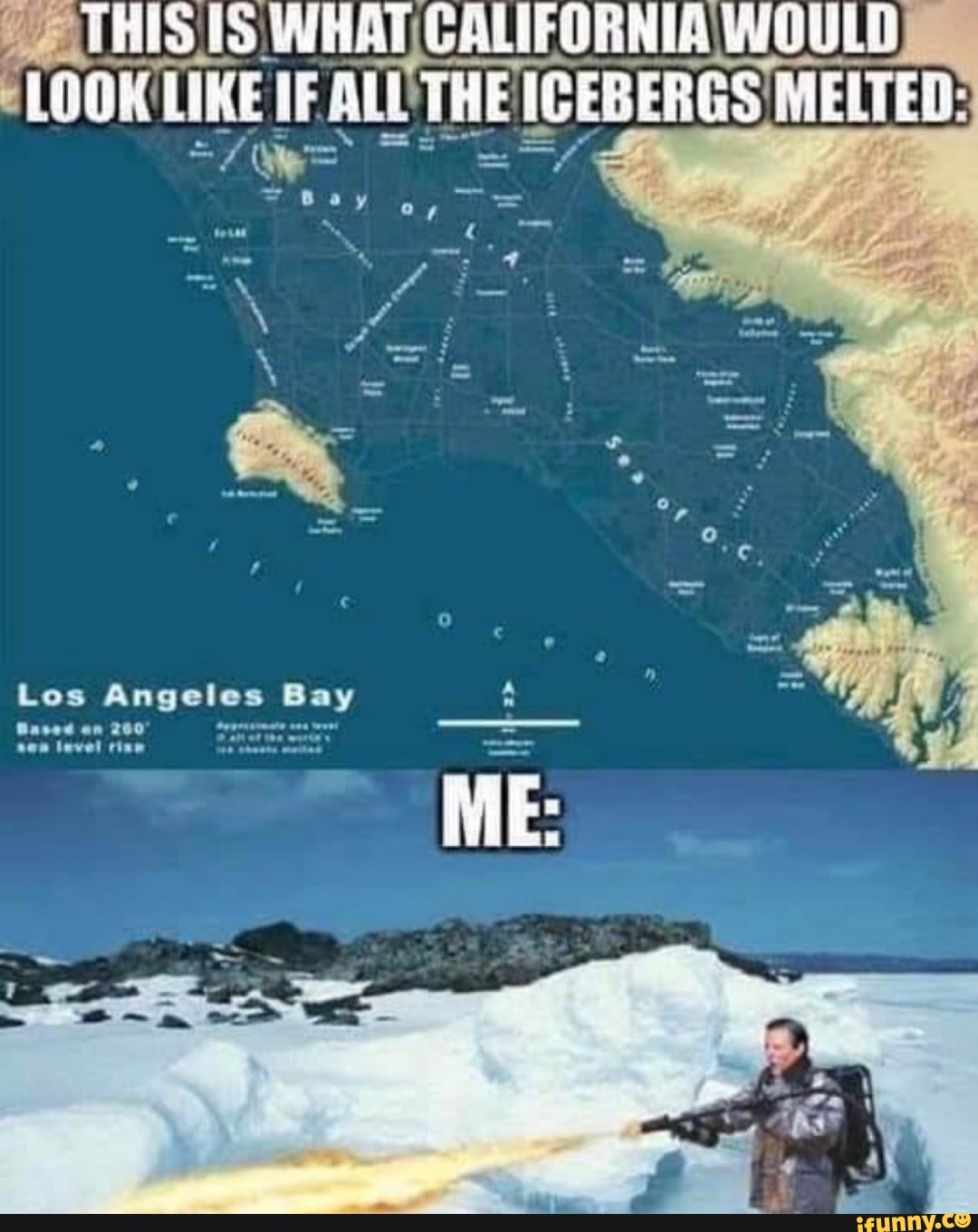 "UNS Te FORNIA WOULD rar
MATAM
EICEBERGS MELTED