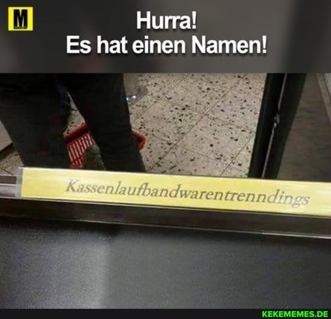 Hurra!
Es hat einen Namen!