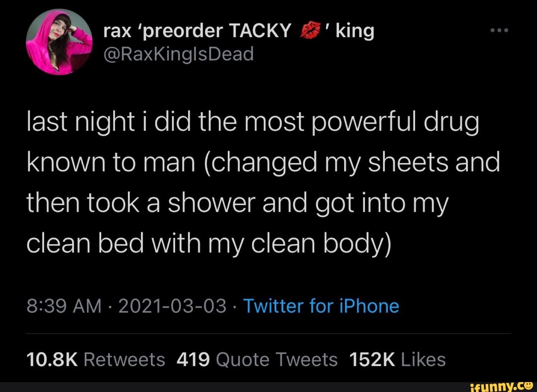 Rax 'preorder TACKY king RaxKinglsDead last night i did the most