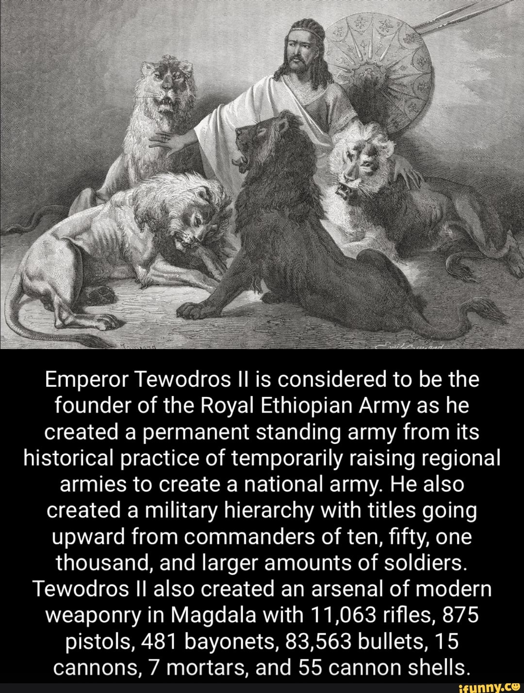 Emperor Tewodros II Is Considered To Be The Founder Of The Royal ...