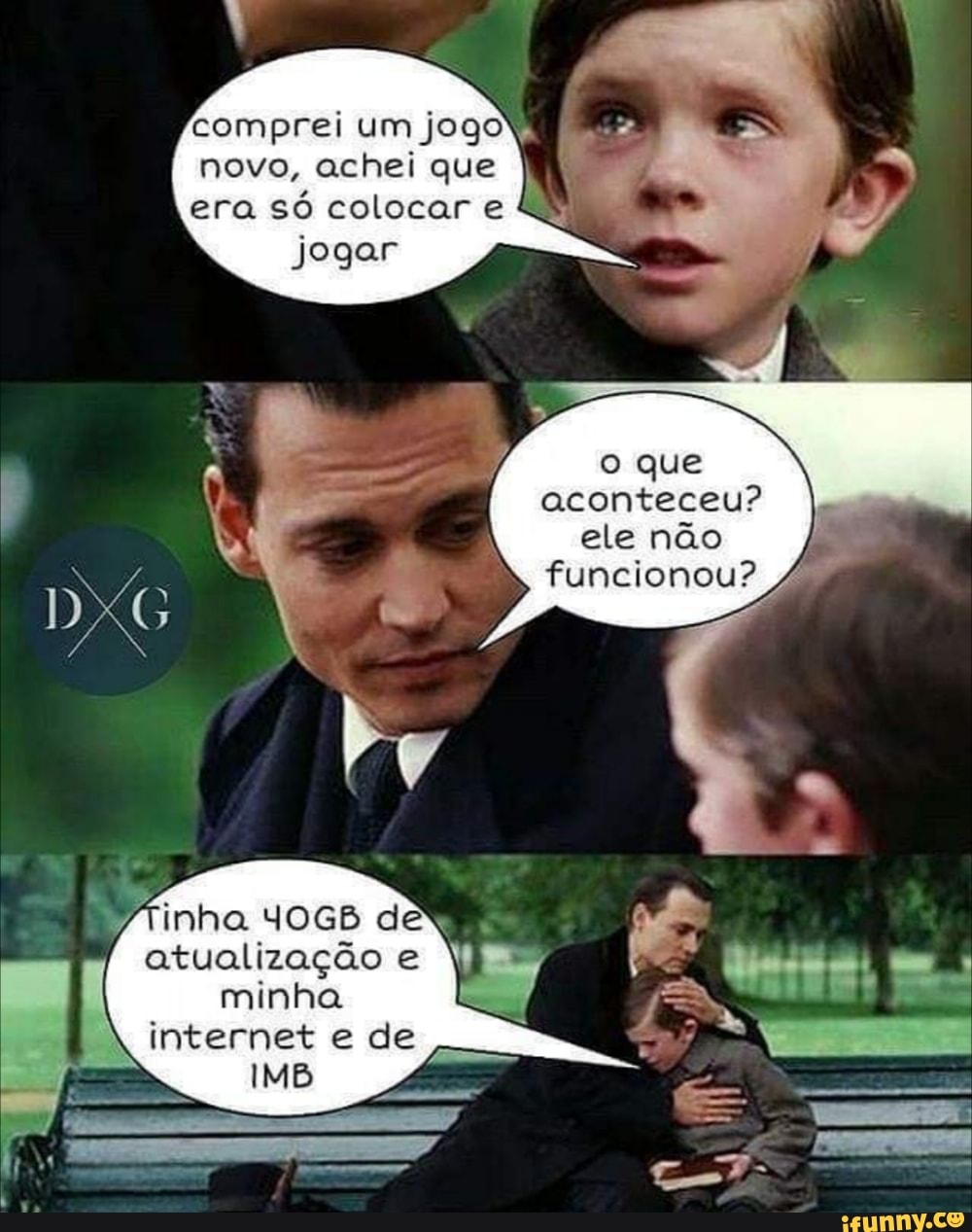 novo, achei que
era
só colocar e
4
jogar
o que
aconteceu?
ele não
funcionou?
minha
internet e de
IMB
