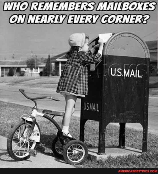 WHO/ REMEMBERS MAILBOXES ON NEARLY EVERY CORNER?
4
US MAIL