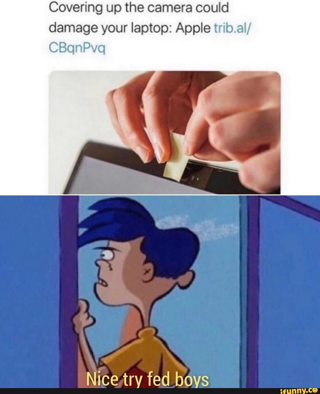 Covering up the camera could damage your laptop Apple trib.al/ CBanPvq