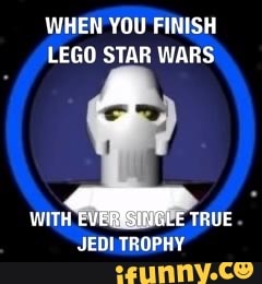 WHEN YOU FINISH
LEGO STAR WARS