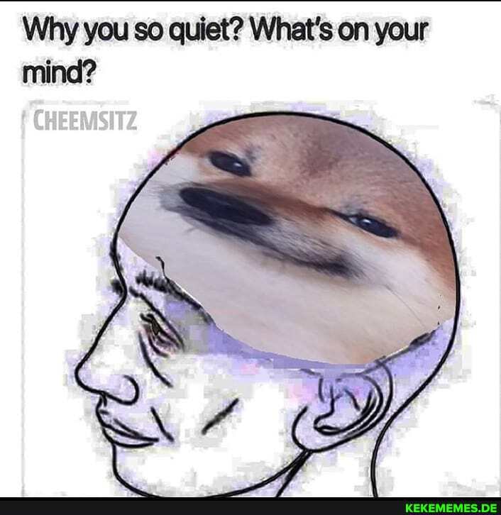 Why you so quiet? What's on your mind?