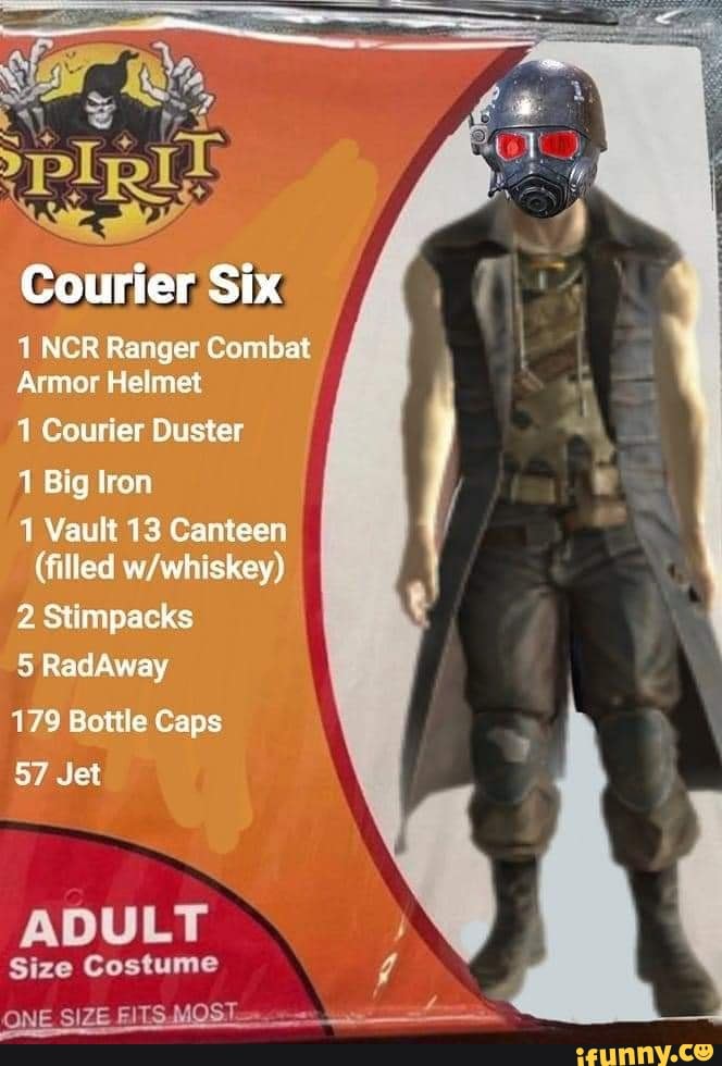 Courier Six 1 NCR Ranger Combat Armor Helmet 1 Courier Duster 1 Big ...