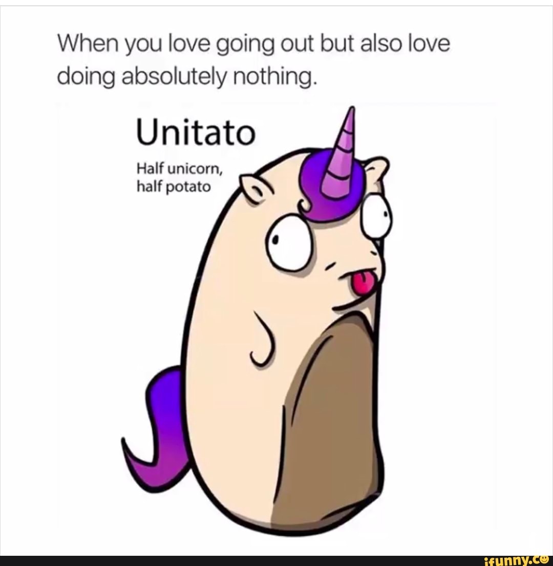 Unitato Half unicorn, half potato.