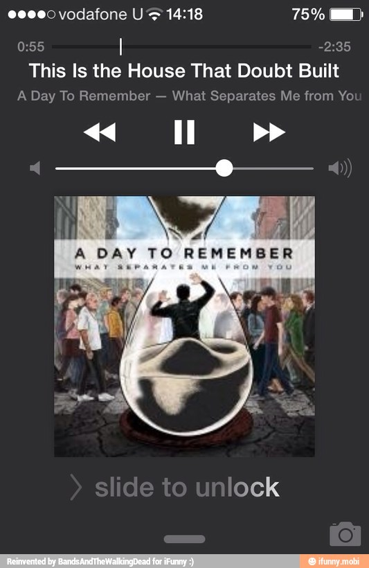 0:55 I -2:35
This Is the House That Doubt Built
A Day To Remember
What Separates Me from Yo!
