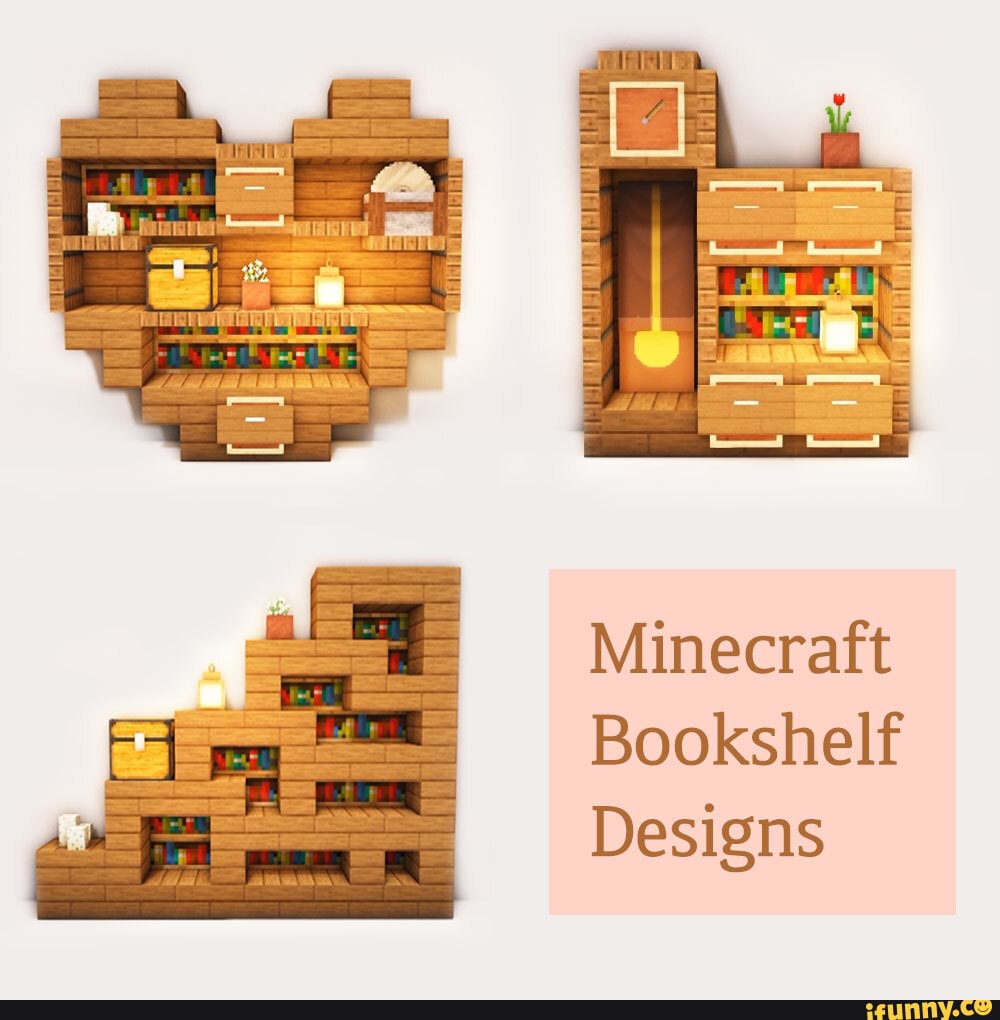 It Minecraft Bookshelf Designs