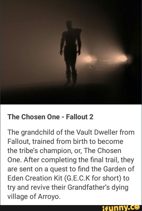 fallout the chosen one