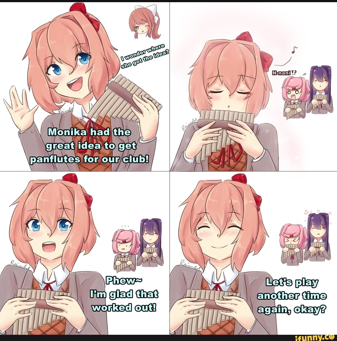 Monika had the great idea to get panflutes for our club!