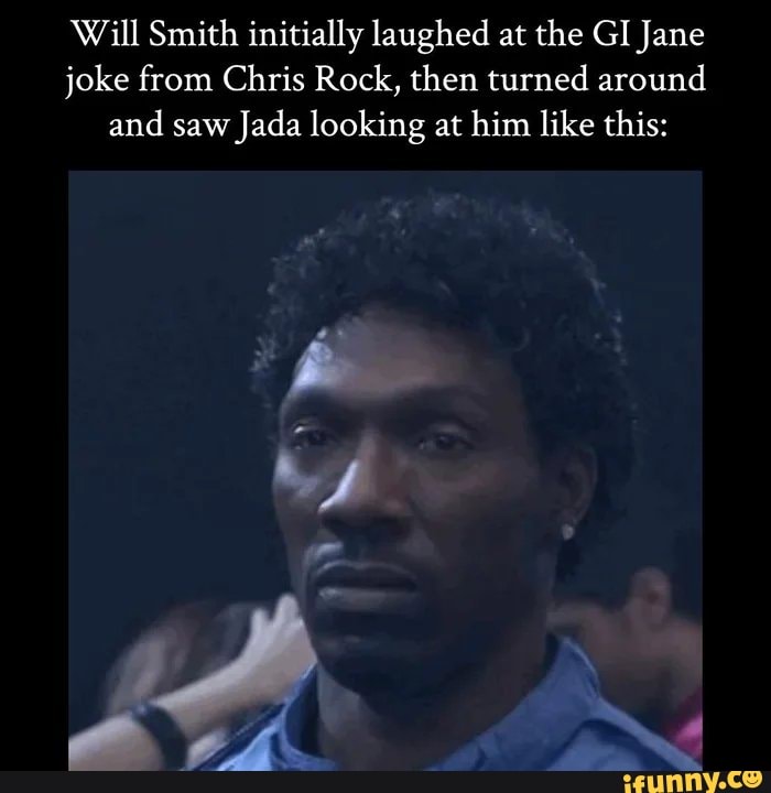 Will Smith initially laughed at the GI Jane joke from Chris Rock, then