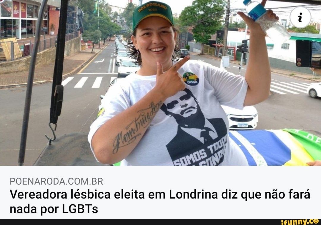 POENARODA.COM.BR Vereadora lésbica eleita em Londrina diz que não fará nada por LGBTs