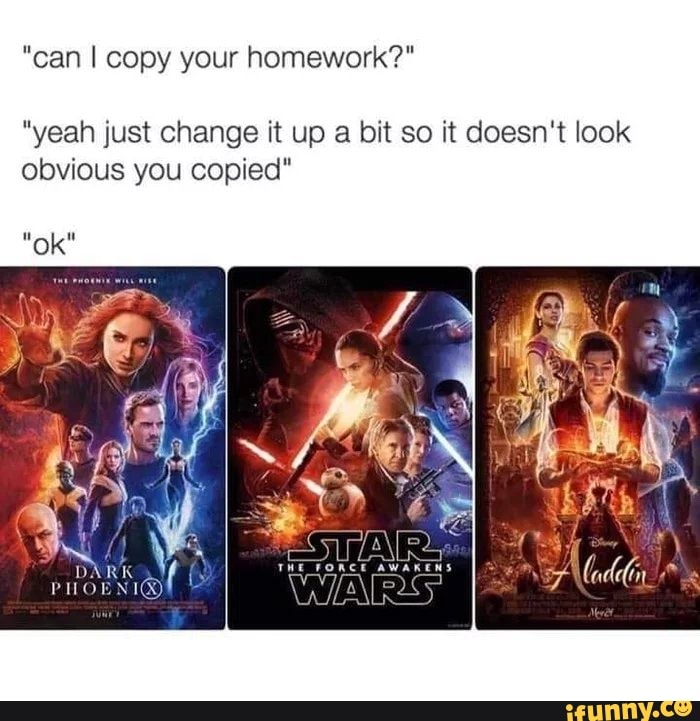 can i copy your homework meme star wars