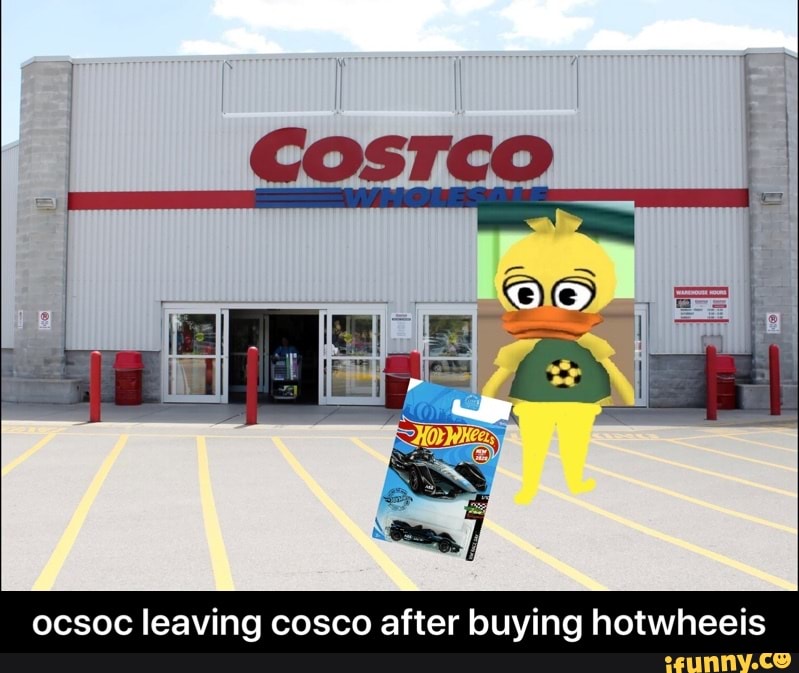 ocsoc leaving cosco after buying hotwheeis - ocsoc leaving cosco after buying hotwheeis
