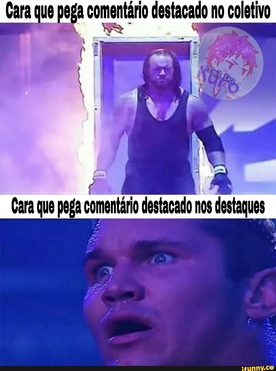 Cara que paga comentário destacado nos destaques