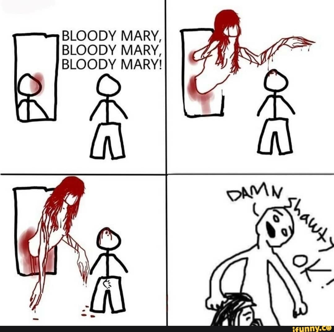 BLOODY MARY,
BLOODY MARY,
BLOODY MARY!