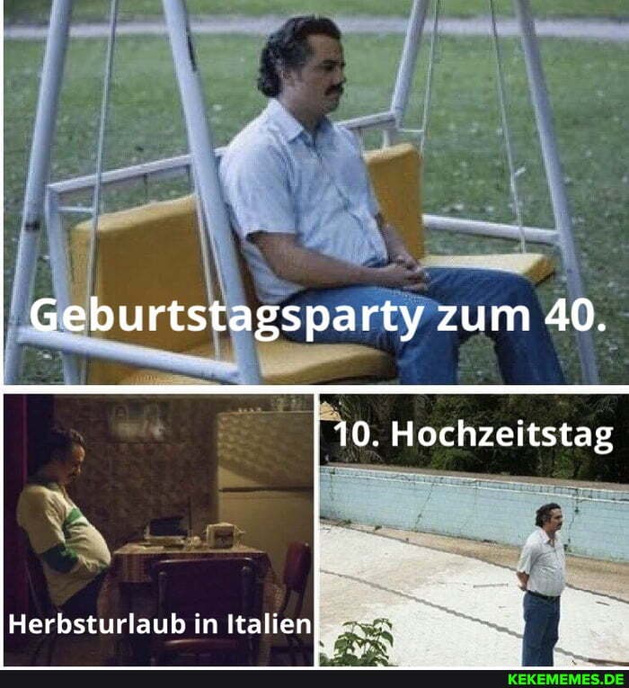 Geburtstagsparty zum 40.
10. Hochzeitstag
Herbsturlaub in Italien&