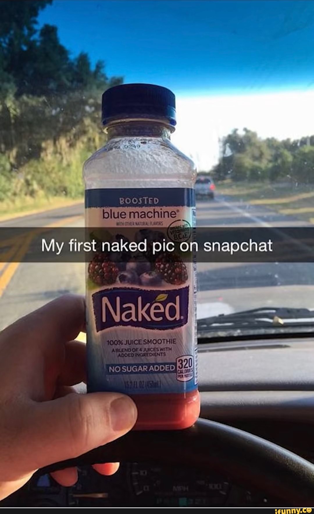 Blue Machine My First Naked Pic On Snapchat Sugar Added