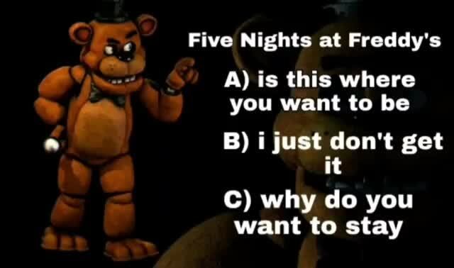 Five Nights At Freddy's ~, Is this where you wanna be? My s…