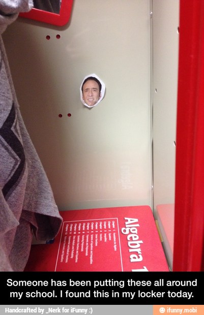 Someone has been putting these all around
my school. I found this in my locker today. - Someone has been putting these all around my school. I found this in my locker today.