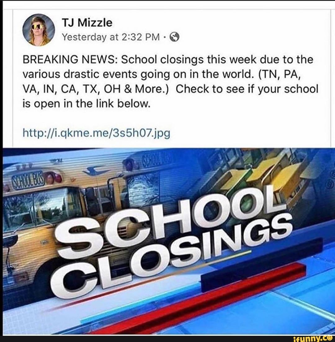 news center 7 school closing