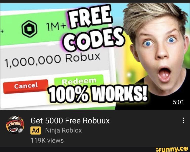 1M FREE ROBUX - Roblox