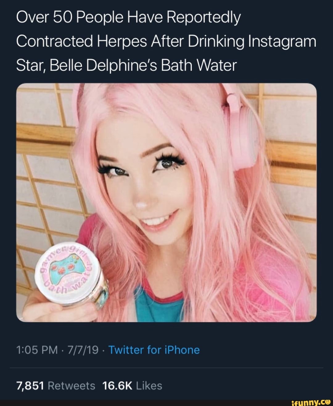 who is belle delphine