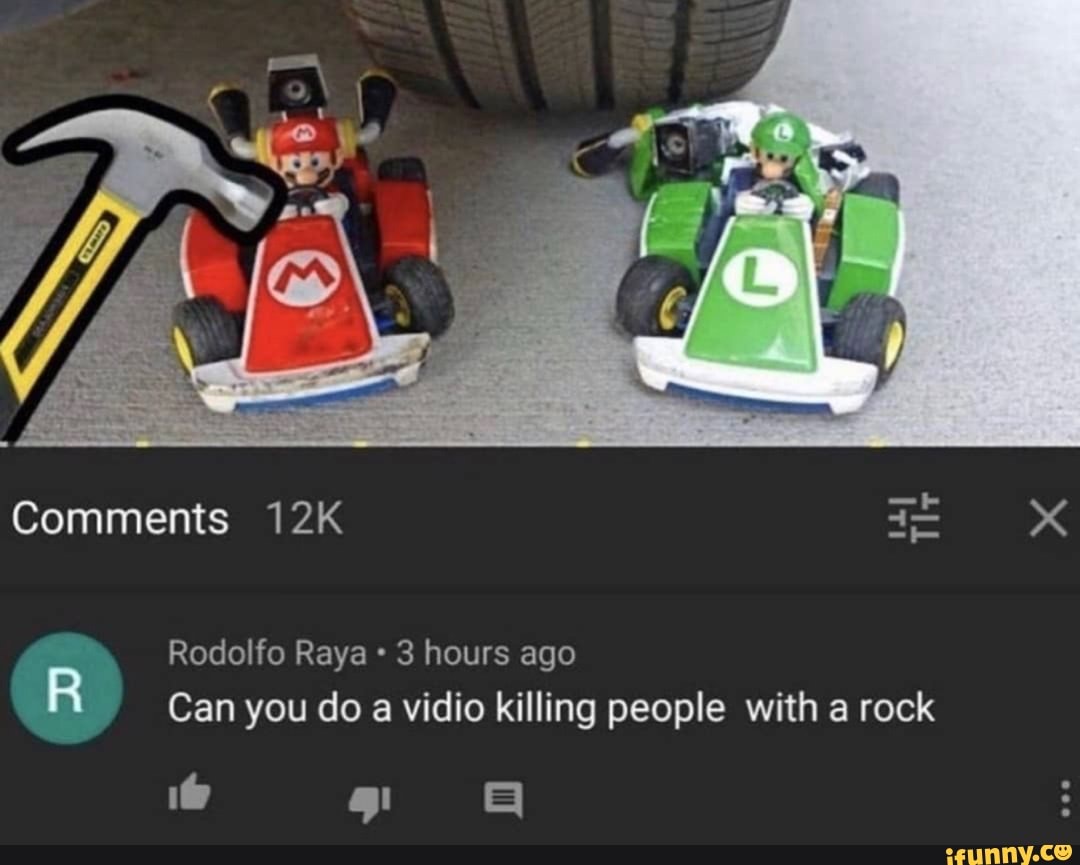 Can you do a vidio killing people with a rock Blank Template - Imgflip