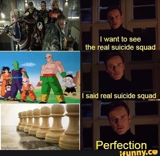want to see the real suicide squad
said real suicide squad _