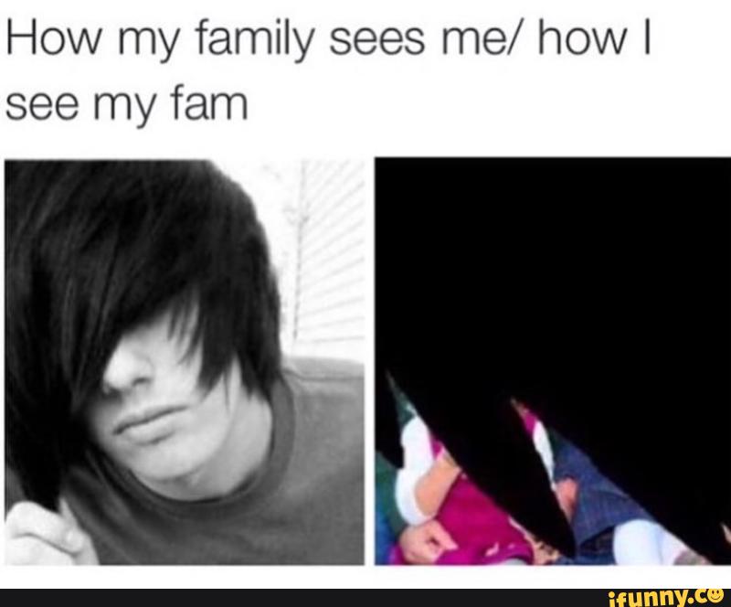 How my family sees me/ how I see my fam )