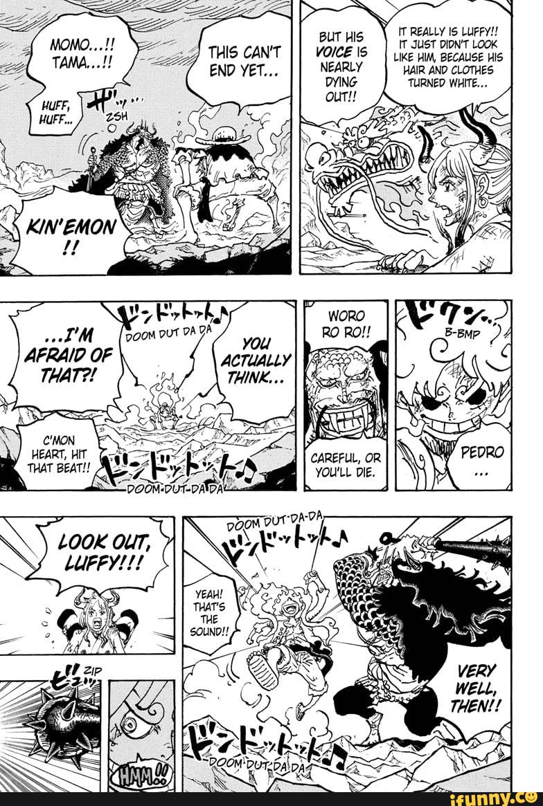 IT REALLY IS LUFFY!! IT JUST DIDN'T LOOK LIKE HIM, BECAISE HIS HAIR AND ...