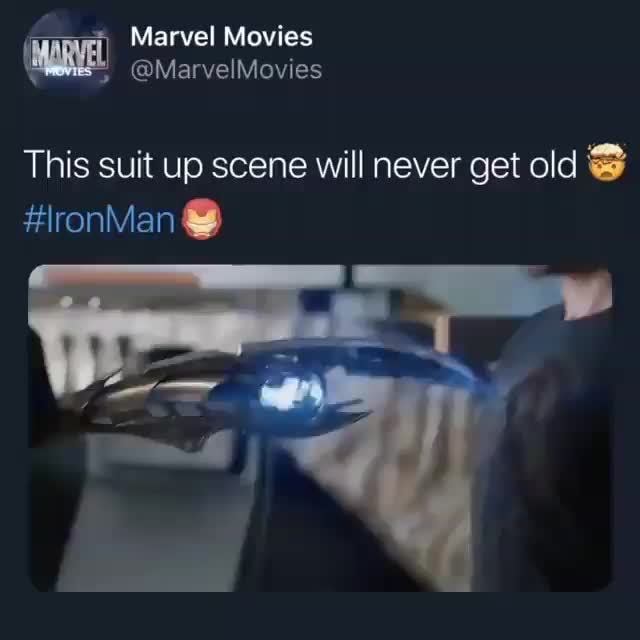 This suit up scene will never get old %
#lronMan .
