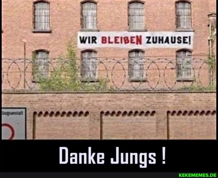 FF:
WIR BLEIBEN ZUHAUSEI
Er
Danke Jungs !