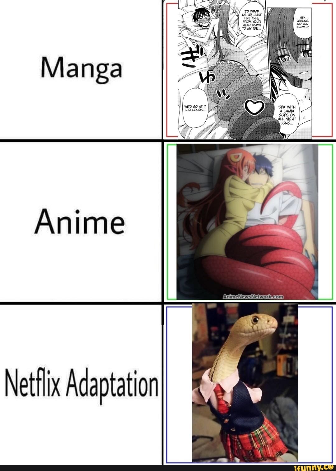 Manga Anime Netflix Adaptation iFunny