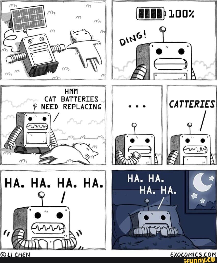 HMM CAT BATTERIES NEED REPLACING Li CHEN OM - iFunny