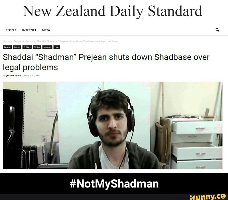 New Zealand Daily Standard mms mmm Mm Shaddai "Shadman" Prejean s...