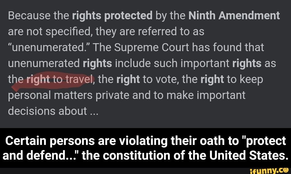 unenumerated rights