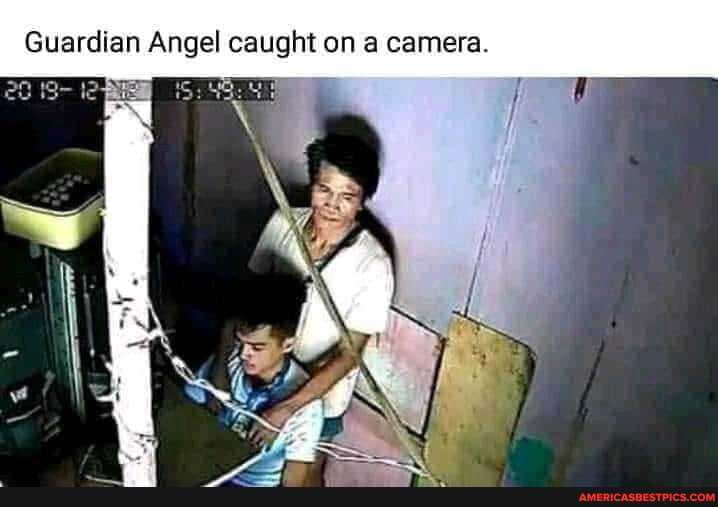 Guardian Angel caught on a camera.