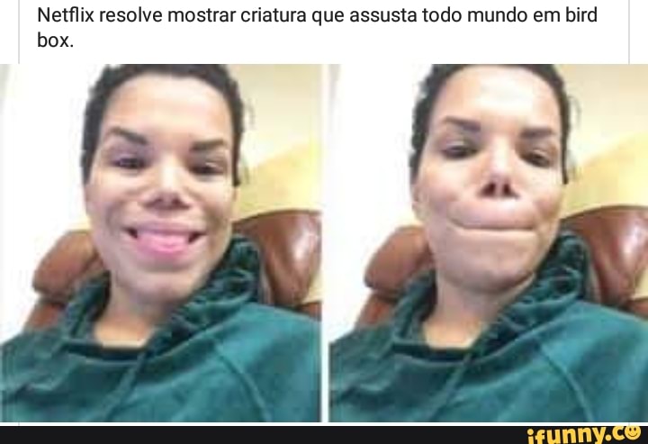 Netflix resolve mostrar criatura que assusta todo mundo em bird
box.