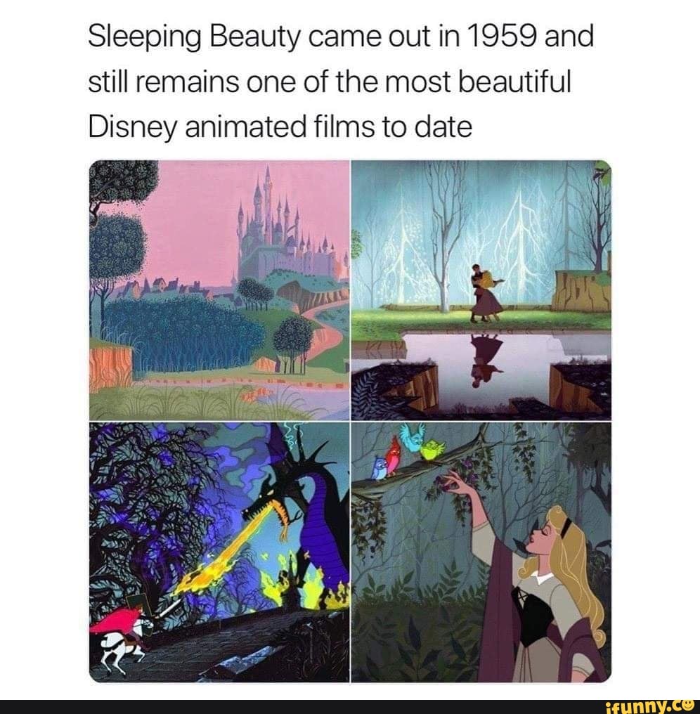 Sleeping Beauty came out in 1959 and still remains one of the most beautiful  Disney animated films to date 