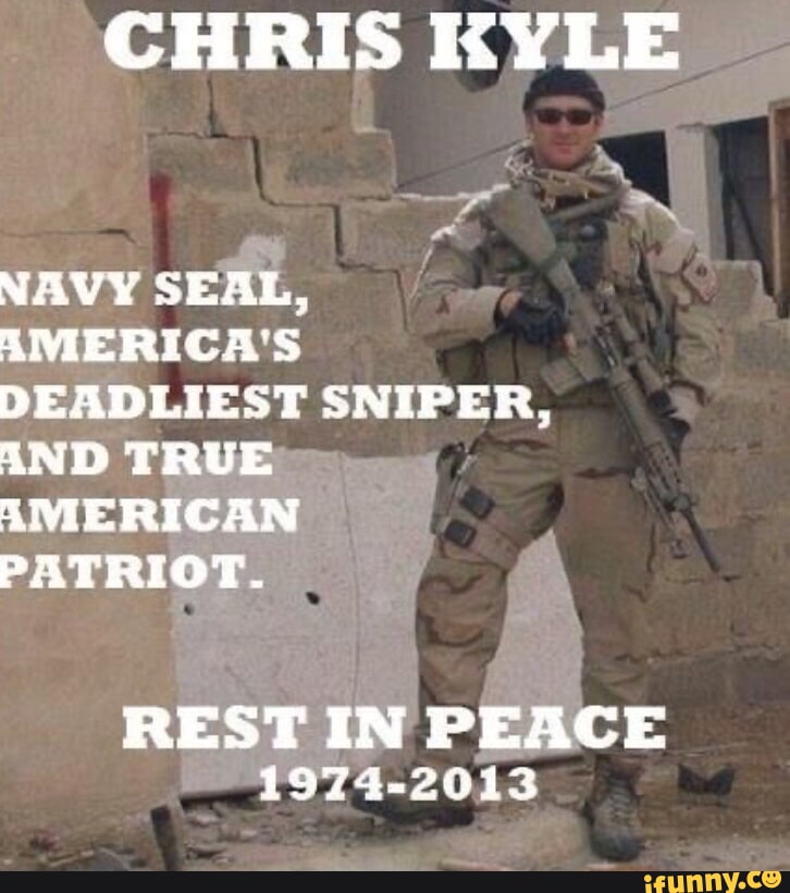 CHRIS KYLE NAVY SEAL, AMERICA'S DEADLIEST SNIPER, AND TRUE AMERICAN ...