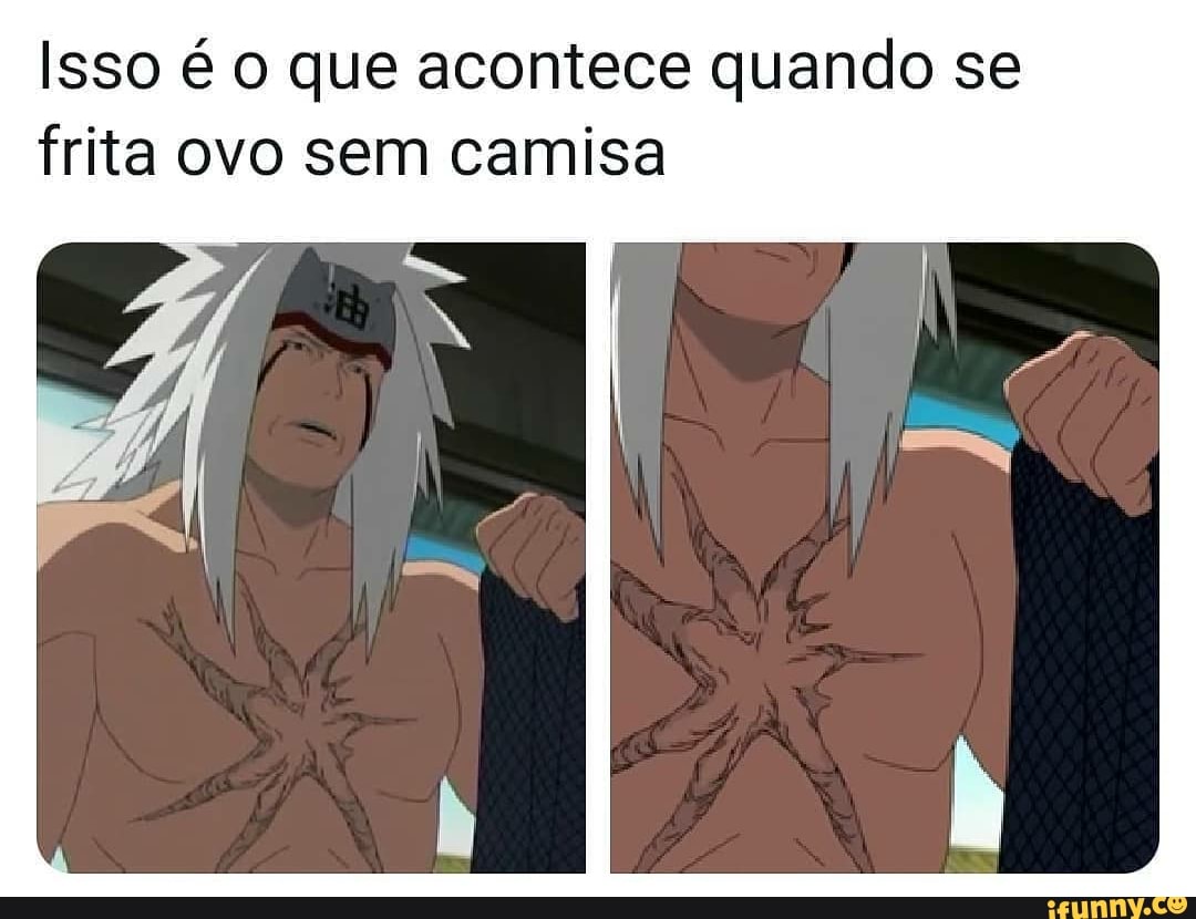Isso é o que acontece quando se frita ovo sem camisa